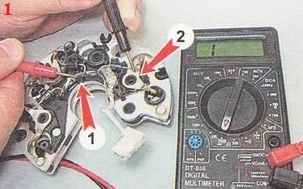 Инструкция по проверки диодного моста мультометром