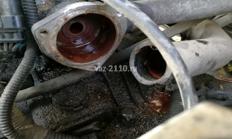 Порядок замены и ремонта термостата ВАЗ-2112